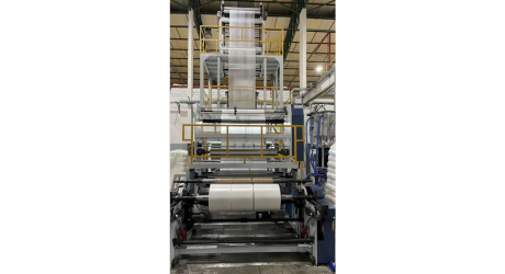 巴西，單層1200吹膜機(jī)，用于各種LDPE薄膜包裝等